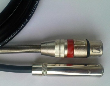 Розетка SHELLER, большая Mono jack / XLR гнездо, 3м