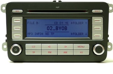 RADIO VW RCD300 MP3 GOLF V PASSAT B6 CADDY TOURAN