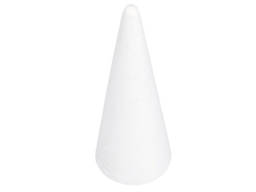 Stożek styropianowy choinka święta wys. 20cm S20