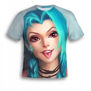 KOSZULKA 3D FULL PRINT T-shirt MANGA M YOUTUBERA