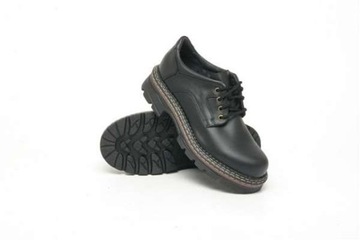 KAZKOBUT*183 glany czarne półbut Traper Glany r.43