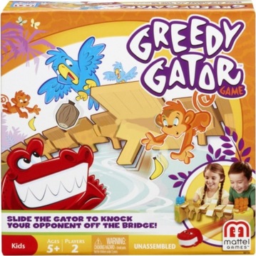 MATTEL GRA ZRĘCZNOŚCIOWA GŁODNY ALIGATOR PL X8733