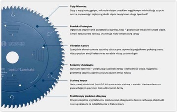 BOSCH Tarcza piła widiowa 254 /60 do drewna EXPERT