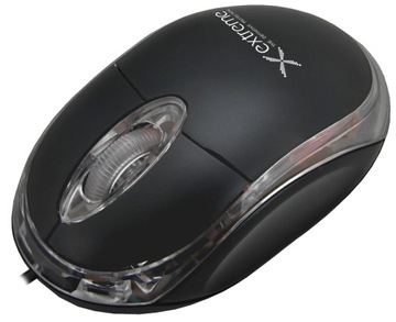 Myš EXTREME XM102K (optická; 1000 DPI; čierna farba)