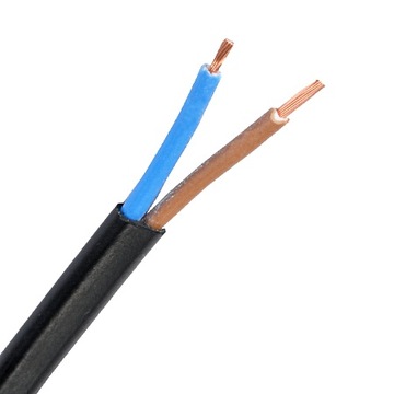 Przewód kabel linka OMYP 2x1 czarny płaski 100m