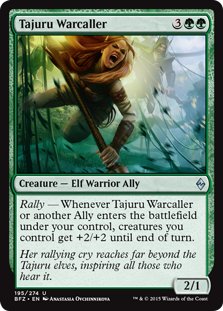MTG 4x Tajuru Warcaller (Uncommon)