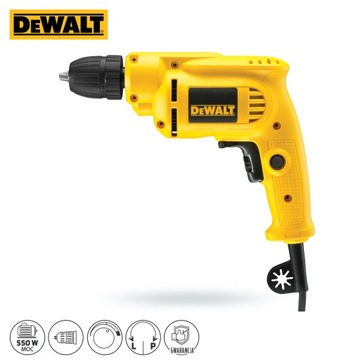 Дрель DeWalt DWD014s 550 Вт Л/П 10 мм БЕЗ УДАРА