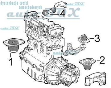 ВЕРХНЯЯ ПОДУШКА ШТОКА ОПОРА ДВИГАТЕЛЯ LANCIA LYBRA 1.9 JTD JTD