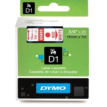 ЛЕНТА ДЛЯ ЭТИКЕТОК DYMO D1 19 мм x 7 м S0720870 / 45805