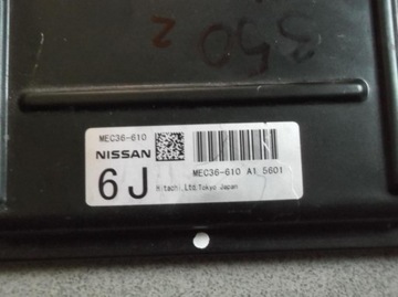 ŘÍZENÍ JEDNOTKA MOTORU NISSAN OE MEC36-610