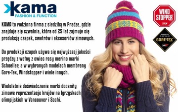 Kama A02 Шапка из мериносовой шерсти, теплая, дышащая