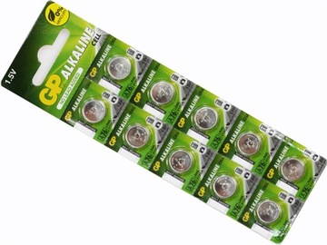 10x BATERIA GP L1154 LR44 AG13 G13 GP76A A76 V13GA