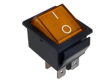 PRZEŁĄCZNIK PODŚWIETLANY 4-pin 2-poz 20A 12V DC