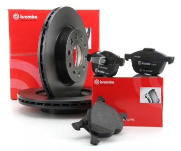 Tarcze Klocki BREMBO Tył SKODA OCTAVIA II 253mm