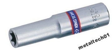 KING TONY KLUCZ NASADKA NASADKI 1/4 TORX E 5 DŁUGA