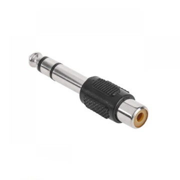 Przejściówka Adapter RCA F - Jack 6,3mm M