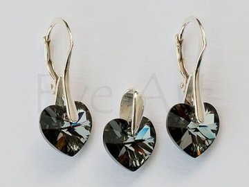 Кулон Swarovski Heart СЕРДЦЕ 10~20 Цветов 10мм