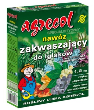 NAWÓZ ZAKWASZAJĄCY DO IGLAKÓW AGRECOL 1,2KG