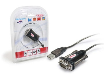 konwerter USB -> RS-232 Unitek Y-105A + adapter