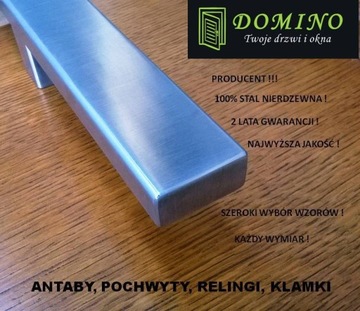 Antaba, płaska,pochwyt 150 cm ,INOX Producent!