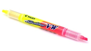 Zakreślacz dwustronny Pilot 3.6mm żołto-różowy