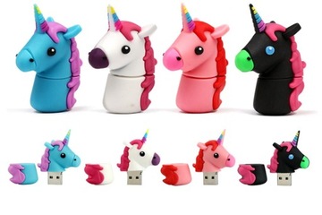 USB-НАКОПИТЕЛЬ 64 ГБ UNICORN PONY ЧЕРНЫЙ ВЫСОТА 24Ч