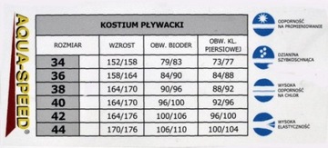 Размер костюма АКВА-СПИД ПАУЛА XL (42) – цвет 310.