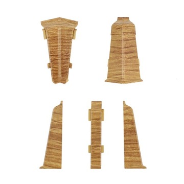 Плинтус напольный 70мм 2,5мб ПВХ ДУБ ЭКСКЛЮЗИВ