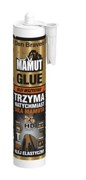 Klej Montażowy MAMUT GLUE DEN BRAVEN BIAŁY 290ml