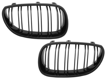 ATRAPA GRILL KRATKA NERKI BMW 5 E61 E60 BLACK GLOS