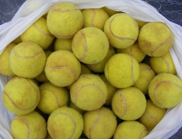 Фирменные теннисные мячи - б/у, цена за 24 шт.