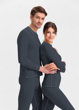 Bielizna Termoaktywna z WEŁNY MERYNOSA 3XL granat
