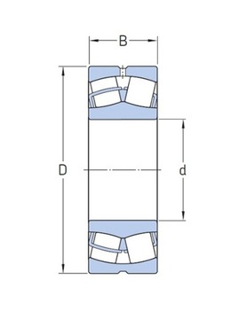 Сферический роликоподшипник 22212.CA.M.W33.C3 XLZ