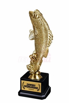 Statuetka Wędkarstwo L ryba prezent urodziny SPORT