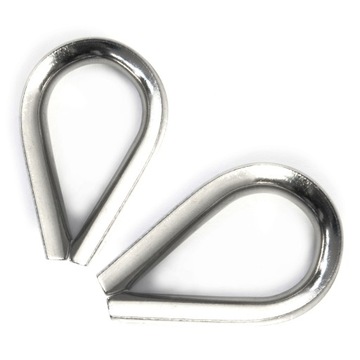 Наперсток из нержавеющей стали А4 для веревок диаметром 6 мм, 20 шт.