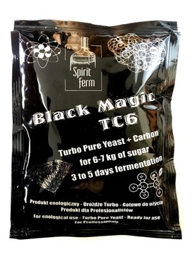 DROŻDŻE GORZELNICZE SPIRIT FERM BLACK MAGIC TC6