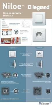 LEGRAND NILOE Одинарная розетка IP44, белый 764537