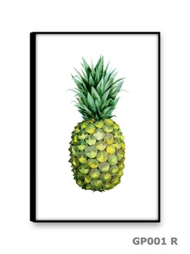 Ананасовые картины на холсте 40x60 Современная картина