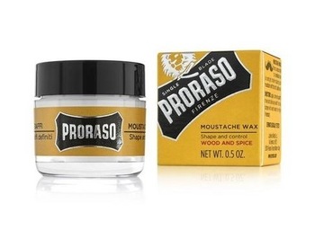 PRORASO MOUSTACHE WAX WOOD & SPICE WOSK