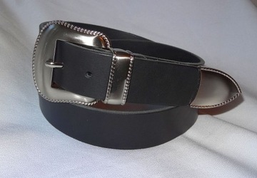 Klamra sprzączka ozdobna western do pasa 38mm /kpl