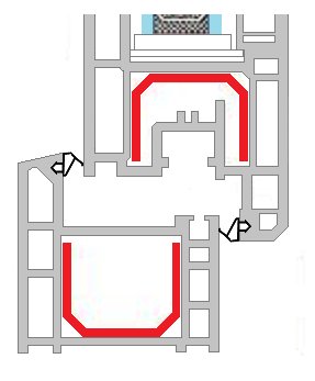 10мб+Клей Уплотнитель оконный KG-22 BRUGEMANN