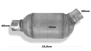 Катализатор универсальный угловой 60мм Е4 ДЛЯ СУГ