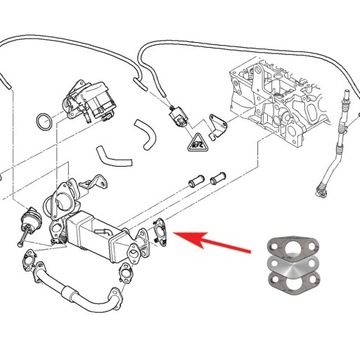 417 ПРОБКА EGR BMW 2.0 3.0 d N47 N57 N47S N57S