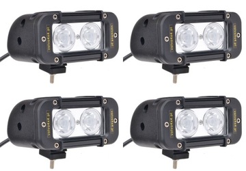 LAMPY DALEKOSIĘŻNE SPOT 80W LED 4x20W BAGAŻNIK 4x4