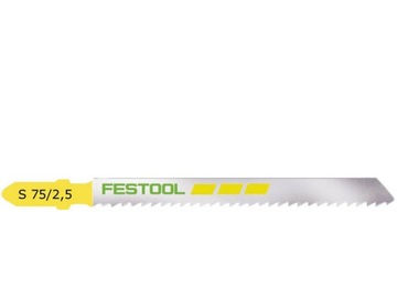 FESTOOL Полотно для лобзика S75/2,5/25 шт. 204257