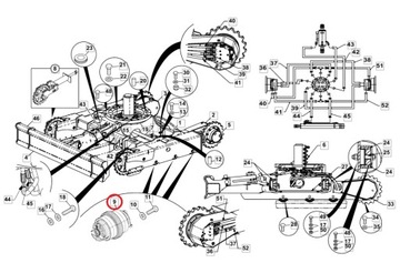 НИЖНИЙ РОЛИК MINI JCB 801 332/V6055