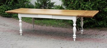 Дубовый стол в стиле прованс 180/90