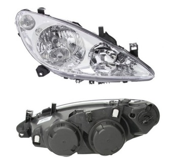 REFLEKTOR LAMPA PRZÓD PEUGEOT 307 01-05 H1+H1+H7