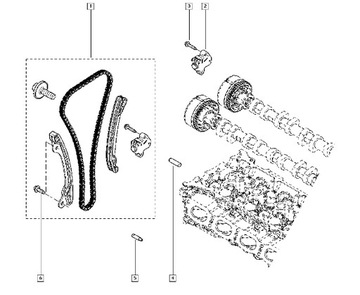 ROZRZĄD KOŁO FAZ 1.2 TCE + KOŁA ORYG MEGANE III SCENIC III KADJAR ORYG