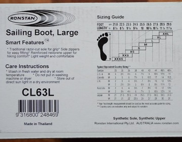 RONSTAN REGATING ТУФЛИ ИЗ ПЕНЫ CL63 S 38-40